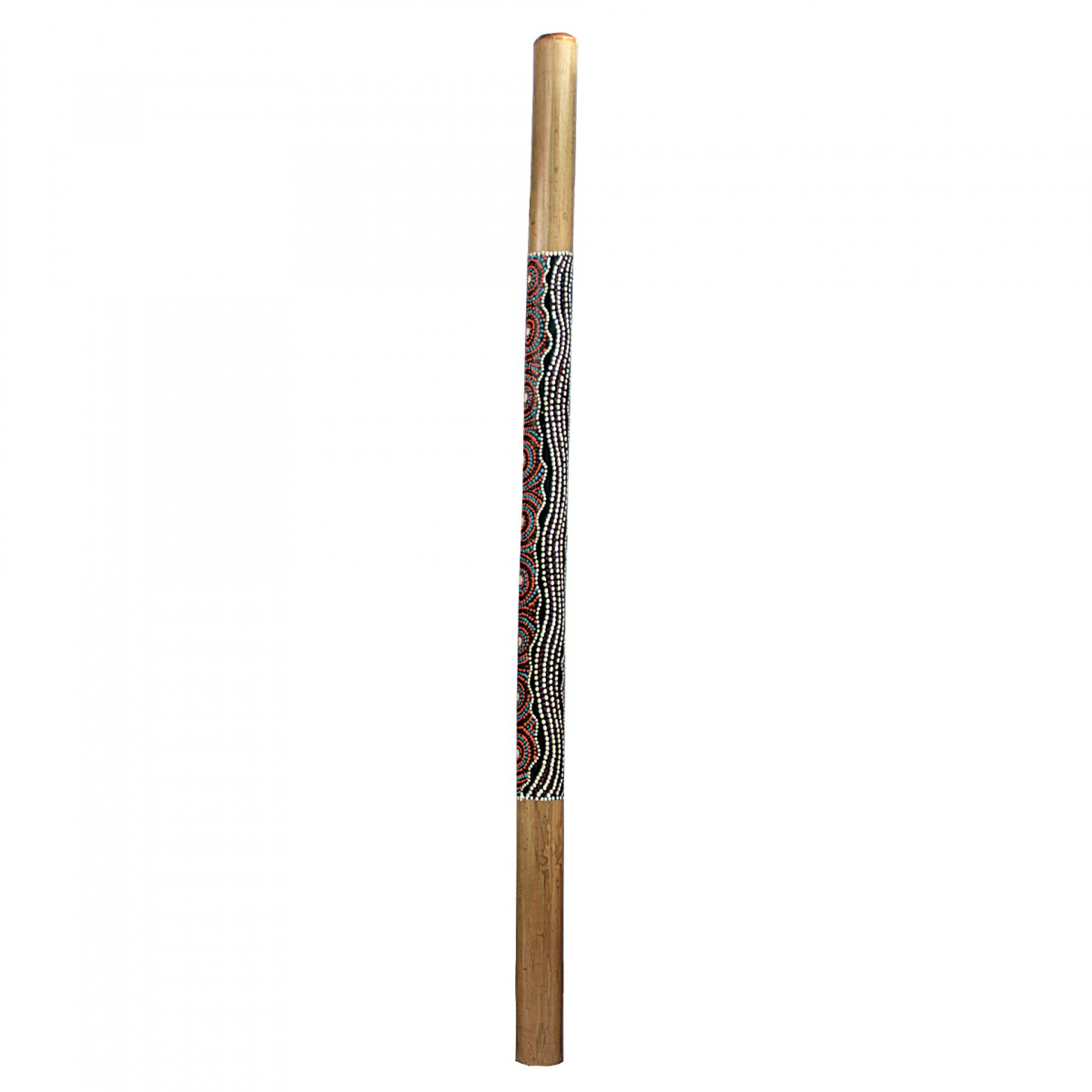 Malované Didgeridoo vyrobeno z bambusu 120cm